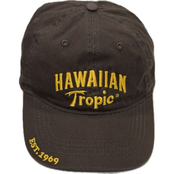 Hawaiian Other - Hawaiian Tropic Embroidered Logo Baseball Cap Est. 1969 Y2K